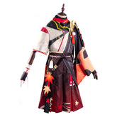 Genshin Impact Kasuha Cosplay Kostüm Halloween Karneval Outfits